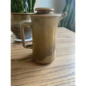 Rare Vintage Temuka Pottery Coffee Pot New Zealand Stoneware Coffee Pot